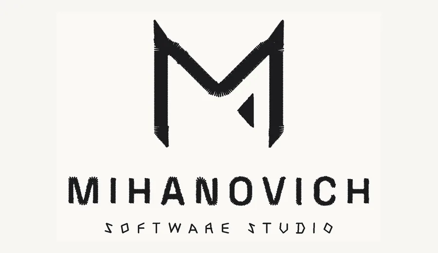 El mismo logo convertido en puntadas de bordado